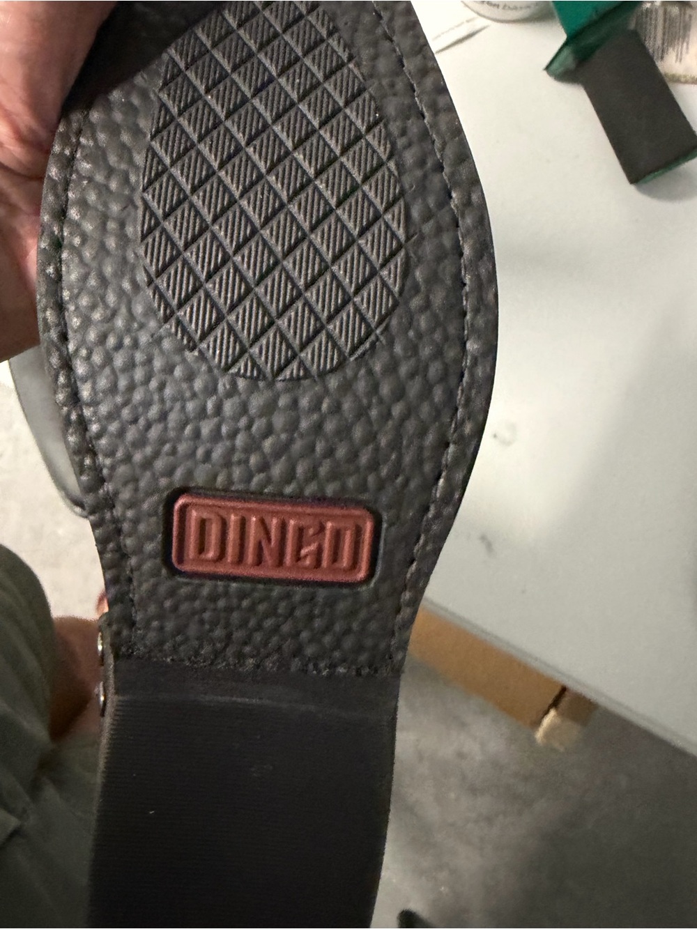 dingo black boot size  8, new without box